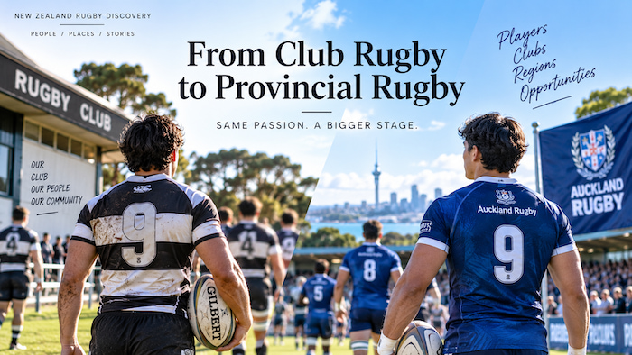 NZのクラブラグビーから州代表へ