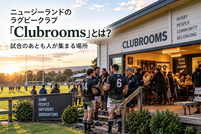ニュージーランドラグビーのclubrooms